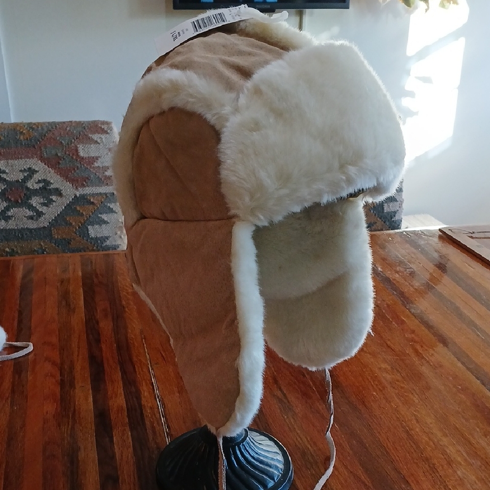 NWT Suede/Faux Fur Trapper Hat (Lot Of 3)